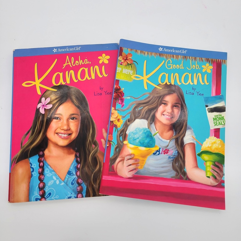 American Girl Kanani Paperback book lot of 2: Good Job Kanani, Aloha Kanani